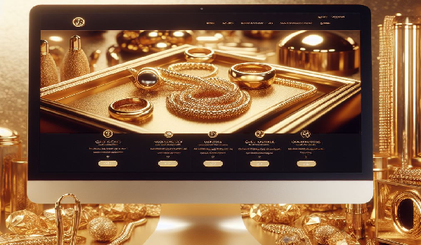 طراحی سایت طلا و جواهر
